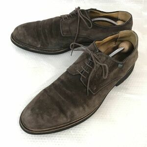 フランス製★パラブーツ/PARABOOT★スエード本革/グッドイヤー製法/プレーントゥ【9.5/28.0/茶/BROWN】ビジネス/dress shoes◆pJ-56