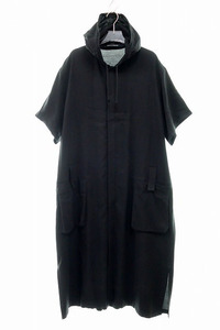 ヨウジヤマモト YOHJI YAMAMOTO Collections サイズ 2 FS-D63-200 Cu/Ry HIGH TWISTED GABARDINE HOODED LONG DRESS ロング ドレス 240625