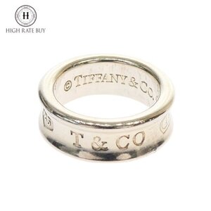 1円スタート TIFFANY＆Co. ティファニー 1837 ナローリング SV925 スターリング SILVER シルバー 指輪 アクセサリー レディース 6号 #46