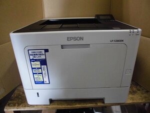 ♪【ジャンク】中古レーザープリンタ【EPSON LP-S380DN】自動両面印刷対応/残量不明トナー/メンテナンスユニット付部品取り発送可能2402011