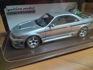 IG2251 1/18 NISMO R33 GT-R 400R Silver With Mr. Matsuda イグニッションモデル