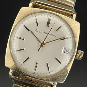 【超貴重】ジラールペルゴ/Girard Perregaux/ジャイロマティック/10KGF/自動巻/1950’s/メンズ腕時計/アンティーク/ゴールド/純正