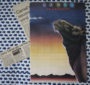 Camel【1978年】20頁ツアー・パンフレット、新聞切り抜き◆Rare 英国ORG!!!