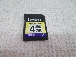 4GB★Lexar SDカード SDHC レキサー USED 000147②★！！