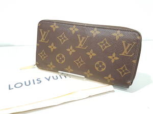 LOUIS VUITTON ルイヴィトン モノグラム フューシャ ジッピーウォレット M41895 ラウンドファスナー長財布/約11×20×2.5cm/04OM121801