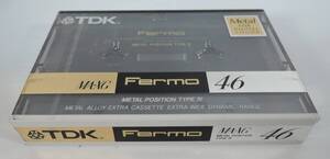 ☆03G■カセットテープ　メタルテープ　TDK　Fermo　MA-XG46■METAL　未使用