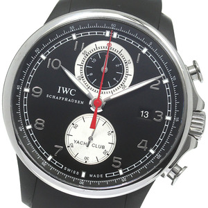 IWC IWC SCHAFFHAUSEN IW390502 ポルトギーゼ ヨットクラブ リミテッド クロノグラフ 自動巻き メンズ 保証書付き_821098