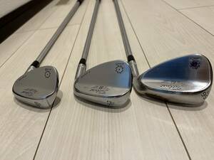 【中古】タイトリスト Titleist BV VOKEY SM5 ツアークロム 48° 08F、52° 12F、56° 10M N.S.PRO 950GH flex-S 3本セット