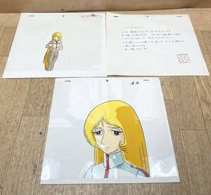 新竹取物語 １０００年女王 雪野 弥生 松本零士 セル画 ふたり鷹 アニメランド 等 お宝 コレクター コレクション 大量 まとめて 3点 Q15