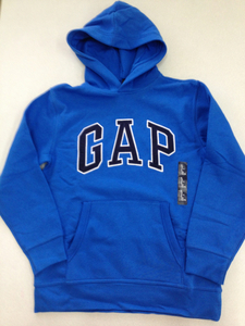 ■ＧＡＰ■新品■150■人気のブルー■裏起毛ロゴパーカー■5-4