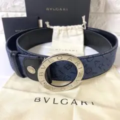 ブルガリ BVLGARI ロゴマニア ベルト デニム