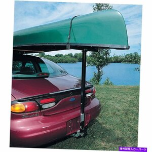 カヌーカヤックヒッチマウントローダースチールワンパーソンカーSUVトラック車の屋根荷重Canoe Kayak Hitch Mount Loader Steel One Perso