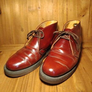 貴重 入手困難 英国製 ローク Loake ドクターマーチン Dr.Martens チャッカブーツ UK8 E oi PUNK SKINS MODS パンク スキンズ ロカビリー