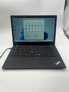 198 Lenovo ThinkPad T480 Core i5 8350U 1.7GHz/8GB/256GB(SSD) タッチパネル