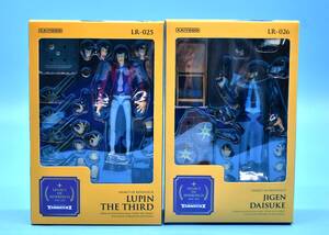 QY1-83【未開封品】2点セット ルパン三世 LEGACY OF REVOLTECH LR-025 LR-026 レガシーOFリボルテック LUPIN 次元大介 JIGEN フィギュア