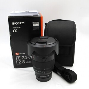 1円〜 SONY ソニー α FE 24-70mm F2.8 GM II レンズ Eマウント用 箱付 動作未確認 y55-3411975【Y商品】