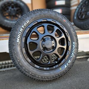 軽トラ 軽バン 14インチ 新品 タイヤホイールセット マッドスター ラジアル AT 155/65R14 ホワイトレター