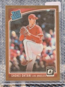 2018 Panini Donruss Optic #176 SHOHEI OHTANI RC Bronze Prizm Rated Rookie Los Angeles Angels