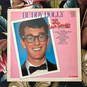 Buddy Holly LP 20 Love Songs .. 1981 UK Press 