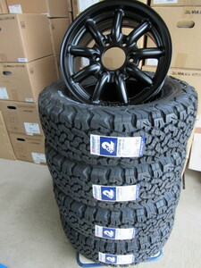 FABULOUS BARONE MC-9 16x6.5J +38 6-139.7 マットブラック BF Goodrich T/A KO2 215/70R16 200系 ハイエース