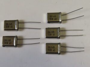 【未使用】クリスタルオシレータ 水晶発振子 39.145MHz 5個まとめて 【在庫２セット有り】