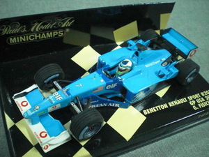 PMA ミニチャンプス 1/43 2001年 ベネトン ルノー SPORT B201 GP USA G・フィジケラ ＃7