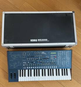 【動作美品】KORG コルグ MS2000 アナログモデリングシンセサイザー ：専用ハードケース / 専用アダプター / 取扱説明書付き