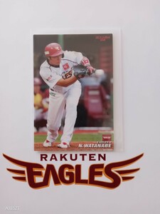 カルビー プロ野球 チップス カード 2010年 第1弾 レギュラーカード 東北楽天ゴールデンイーグルス 058 渡辺直人 背番号2 右打者 内野手