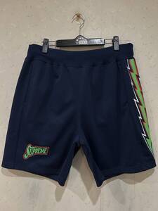 ※Supreme シュプリーム Bolt Basketball Short メッシュ ハーフ ショートパンツ ネイビー S 　　　　　　　　 BJBC.E