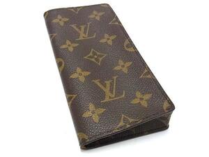 1円 ■美品■ LOUIS VUITTON ルイヴィトン M62962 モノグラム エテュイ リュネット サーンプル メガネケース 眼鏡入れ ブラウン系 FK2399