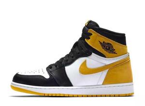 Nike Air Jordan 1 Retro High OG "Black Toe/Yellow Ochre" 29.5cm 555088-109