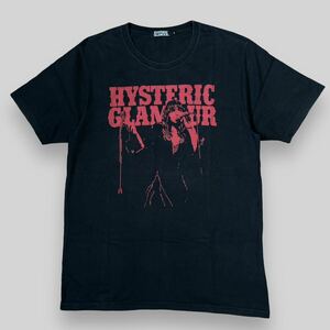 希少！ HYSTERIC GLAMOUR ヒステリックグラマー ロック ガール 半袖 Tシャツ L 黒 ブラック ヒスガール ギターガール 木村拓哉 キムタク 