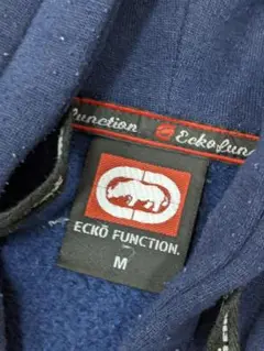 00s ECKO FUNCTION デカロゴ ジップアップスウェットパーカー