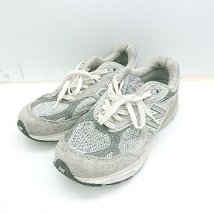 ◇ Θ New Balance ニューバランス W990GL3 スニーカー サイズ23.5 グレー レディース E