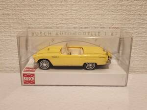 BUSCH 1/87 フォード サンダーバード 1956 イエロー