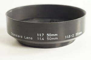 PHB02『並品』PENTAX ペンタックス Standard Lens 1：1.7 50mm 1.4 50mm 1.8-2 55mm レンズフード (49mm径) プラスチック製レンズフード