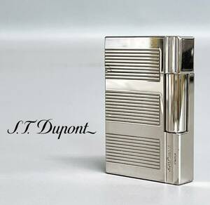  S.T.Dupont デュポン ガスライター シルバーカラー