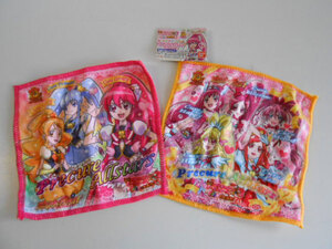 ♯Kdj28ACプリキュアオールスターズハンドタオル人気2種ハピネス♂BANDAIバンダイ♀200円〓016351_b