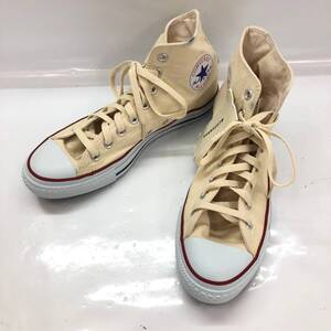 □展示品□CONVERSE ハイカットカットスニーカー 27.0㎝ 白 コンバース メンズ 1609 キャンバス 複数落札同梱OK B240829-8