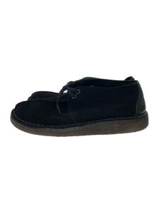 Clarks◆レースアップブーツ/US8/BLK/スウェード