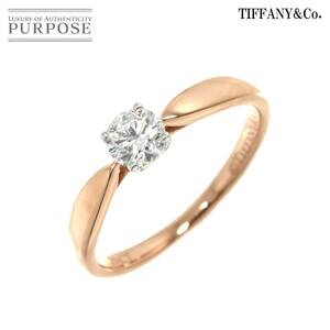 ティファニー TIFFANY&Co ハーモニー ダイヤ 0.29ct F/VS1/3EX リング 8号 K18 PG Pt 指輪 Diamond Ring【鑑定書】 90212408