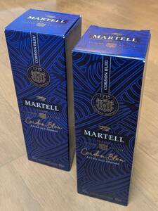 マーテルコルドンブルー 空き箱 化粧箱2個セット MARTELL Cordon Blue