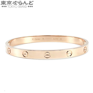 101711239 カルティエ CARTIER ラブ ブレスレット B6035618 B6035600 K18PG #18 ピンクゴールド バングル レディース メーカー仕上済