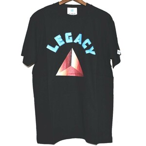 半袖Tシャツ Sサイズ 黒 ラウンドネック レガシーT 男女兼用 メンズ レディース ☆GDC ジーディーシー A366