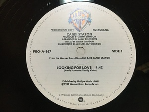 CANDI STATON LOOKING FOR LOVE 12inch PROMO キャンディ ステイトン プロモ