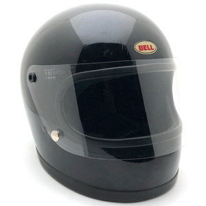 送料無料 BHVシールド付 BELL STAR II BLACK 58cm/ビンテージヘルメットベルスター2黒ブラックオンロードフルフェイス族ヘル国産旧車會70s