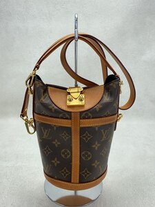 LOUIS VUITTON◆ダッフルバッグ_モノグラム・キャンバス_BRW/PVC/ブラウン