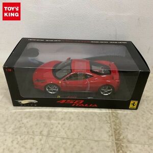 1円〜 未開封 マテル ホットウィール エリート 1/18 フェラーリ 458 イタリア