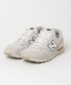 「New Balance」 ローカットスニーカー 23.5cm ホワイト レディース