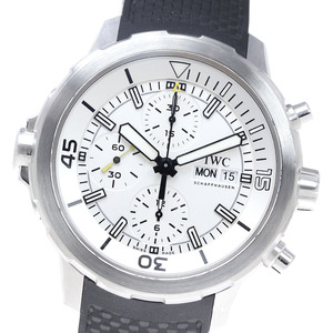 IWC SCHAFFHAUSEN IW376801 アクアタイマー クロノグラフ 自動巻き メンズ 保証書付き_826732